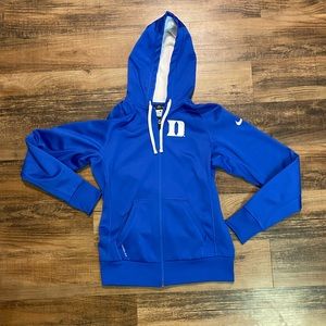 Women’s Small Duke Blue Devils Nike Full Zip Hoody
